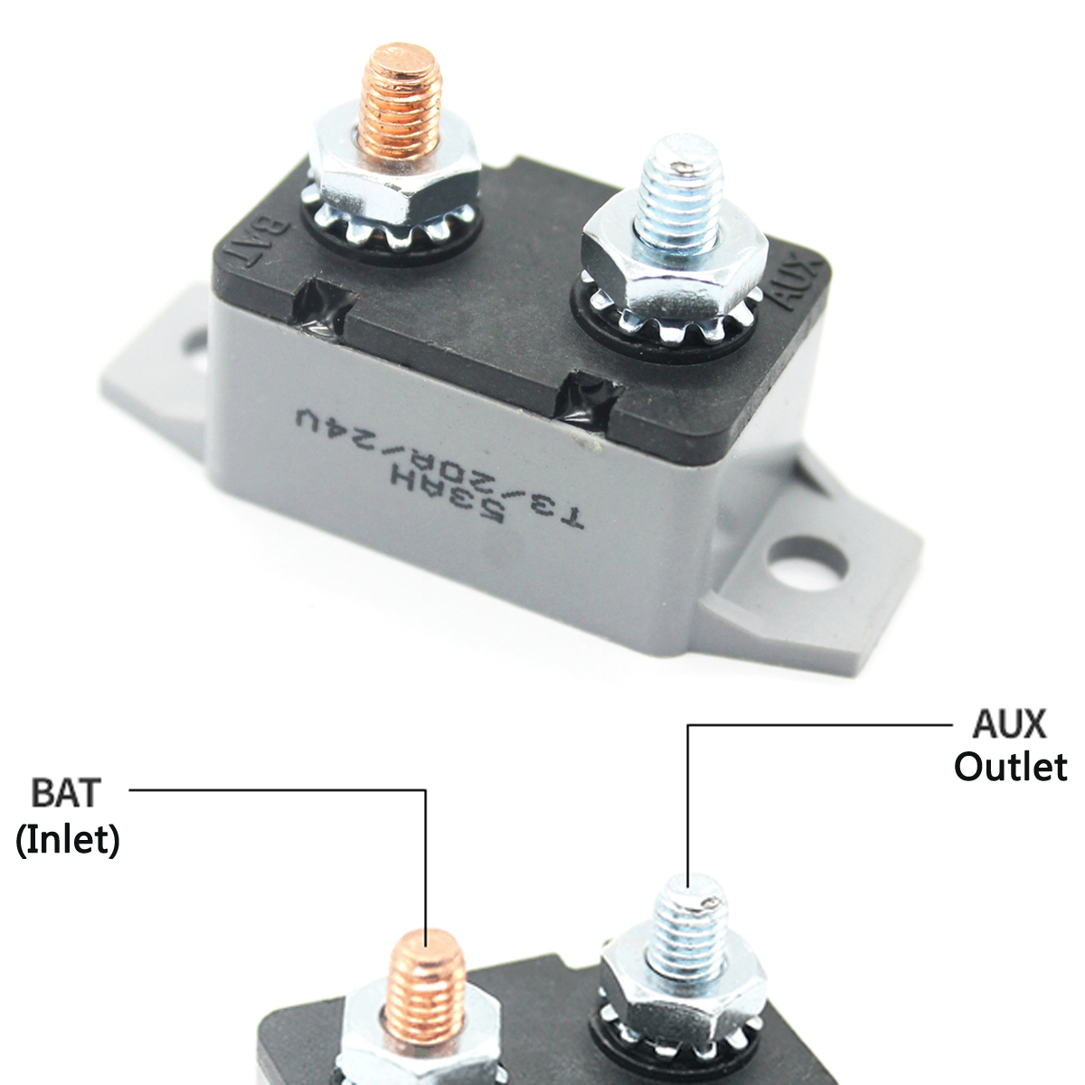 Manual-Reset-Circuit-Breaker-20-30-40-50-AMP-Stud-Bolt-Type-Dual-Battery-Fuse-14-28V-For-Car-Boat-Tr-1741628