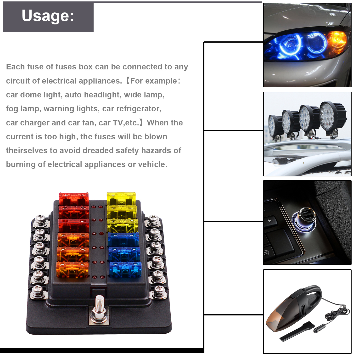 iMarstrade-12-Way-Fuse-Box-12V-32V-Circuit-Standard-Blade-Block-Holder-Kit-Car-Caravan-1185146