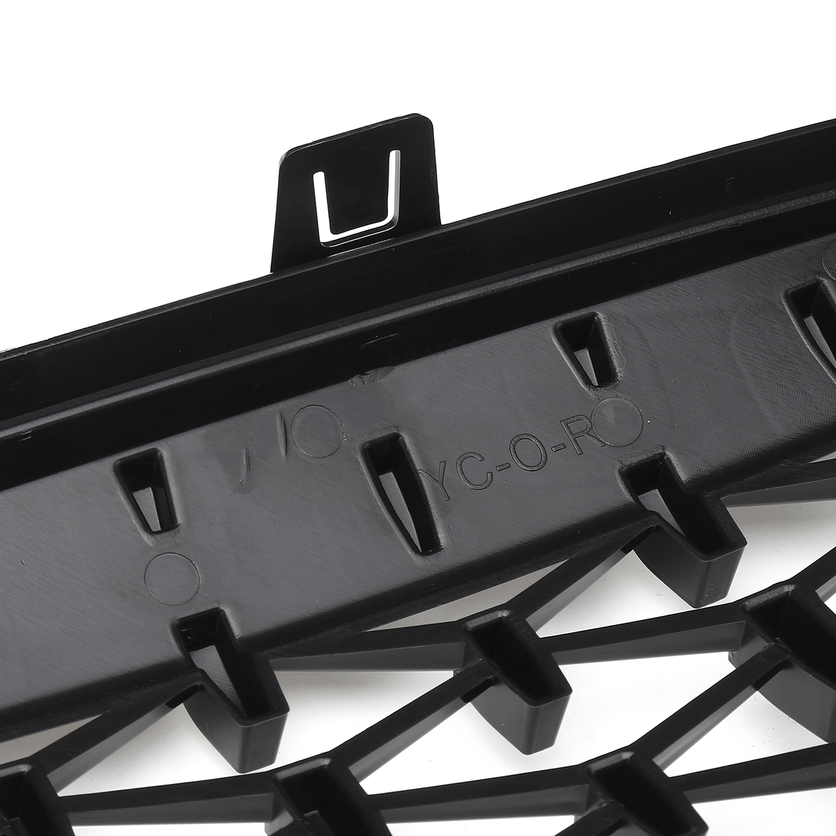 1-Pair-Chrome-Glossy-Black-Front-Kidney-Grilles-Diamond-Style-For-BMW-1-Series-E81-E82-E87-E88-2008--1789694