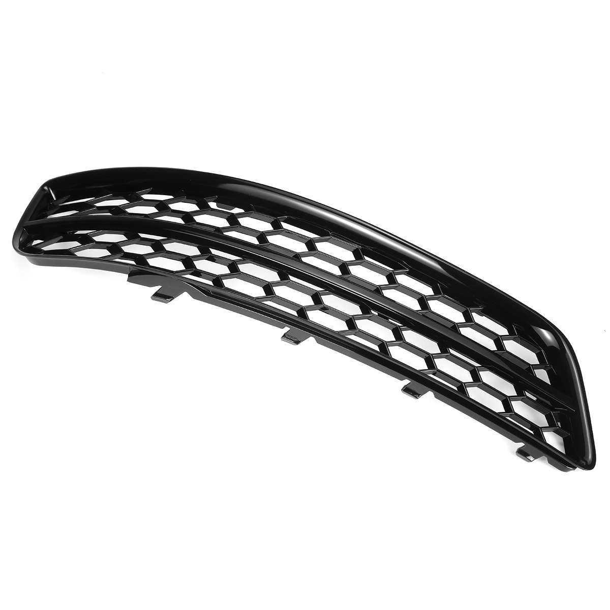 1-Pair-Front-Grille-Fog-Light-Lamp-Cover-Glossy-Black-HONEYCOMB-Car-Modification-For-Audi-A3-8P-2009-1788373