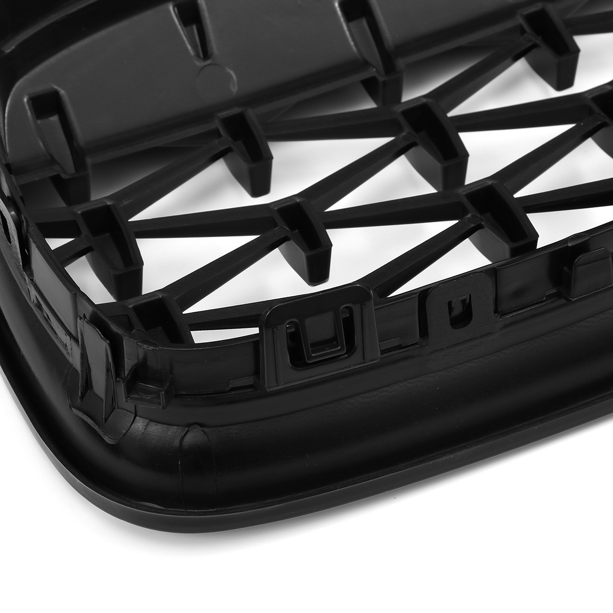 1-Pair-Front-Kidney-Grille-Chrome--Gloss-Black-Diamond-Meteor-Style-For-BMW-E90-2009-2012-1812713