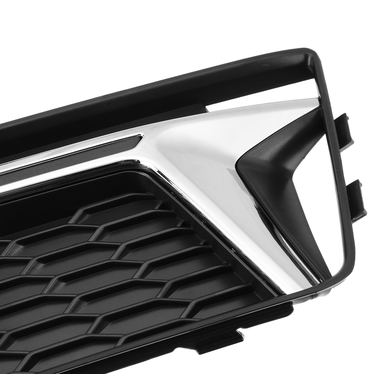 1-Pair-Honeycomb-Front-Grill-Grille-Bumper-Fog-Light-Cover-For-Audi-A4-B9-S-Line-S4-2016-2018-1806678