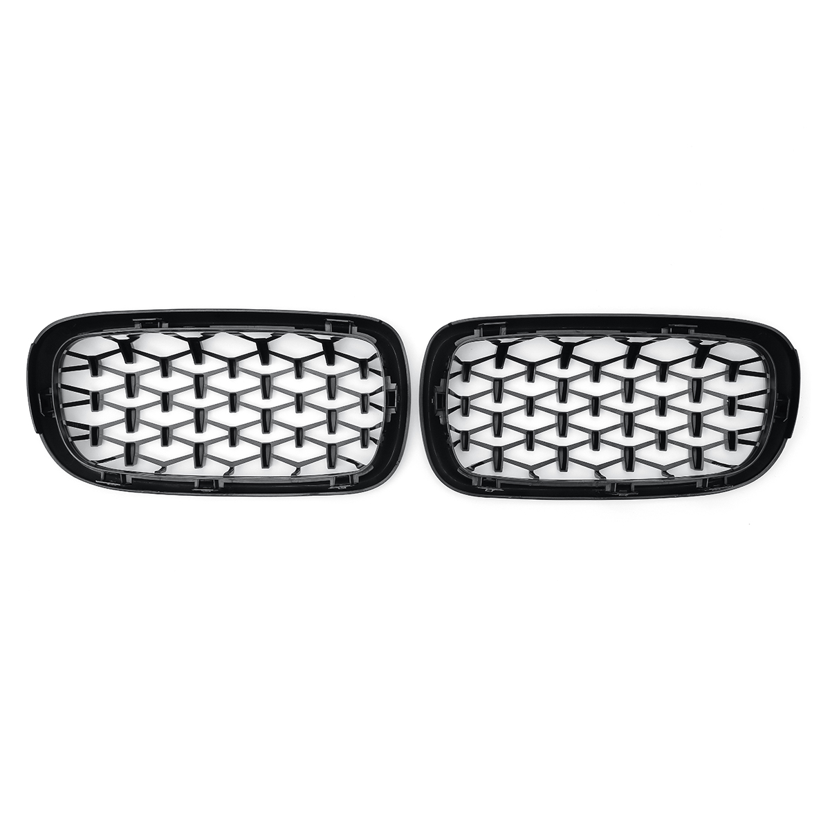 1Pair-Black-Chrome-Front-Kidney-Grill-Grille-For-BMW-X5-F15-X6-F16-2014-2017-LH-RH-1781212