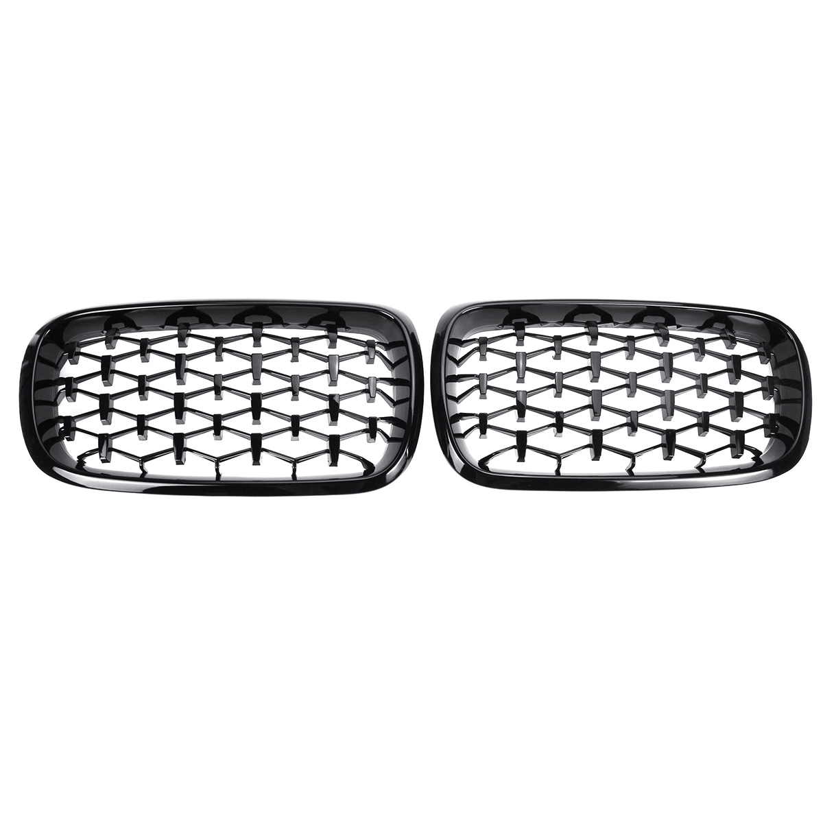 1Pair-Black-Front-Kidney-Grill-Grille-For-BMW-X5-F15-X6-F16-2014-2017-Glossy-Black-1781213