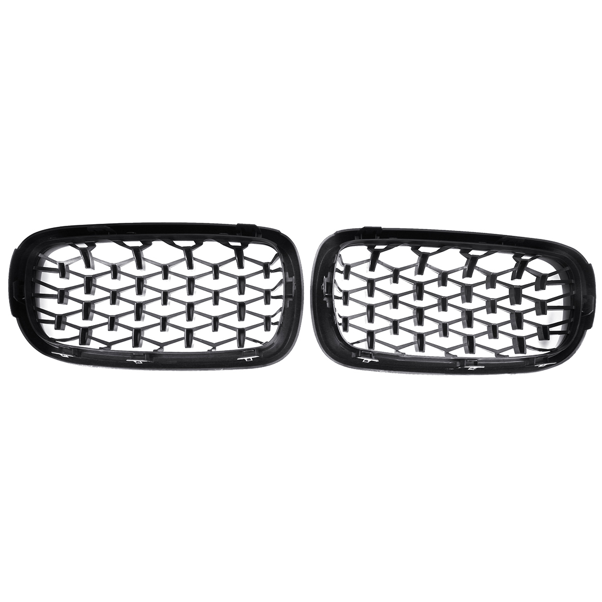 1Pair-Black-Front-Kidney-Grill-Grille-For-BMW-X5-F15-X6-F16-2014-2017-Glossy-Black-1781213