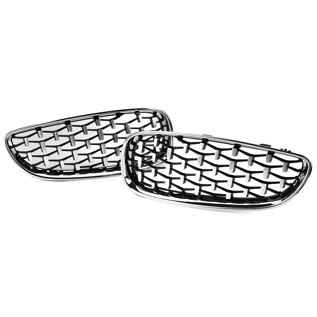 1Pair-Car-Decoration-Front-Bumper-Diamond-Grille-Grill-For-BMW-Z4-E89-2009-2016-1778840