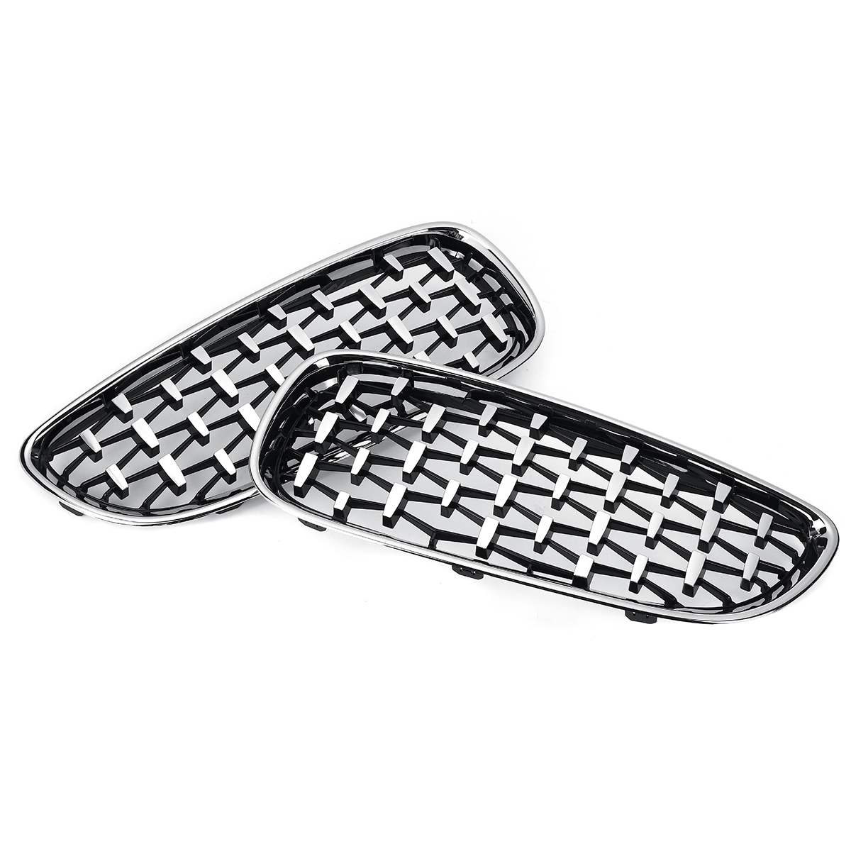 1Pair-Car-Decoration-Front-Bumper-Diamond-Grille-Grill-For-BMW-Z4-E89-2009-2016-1778840
