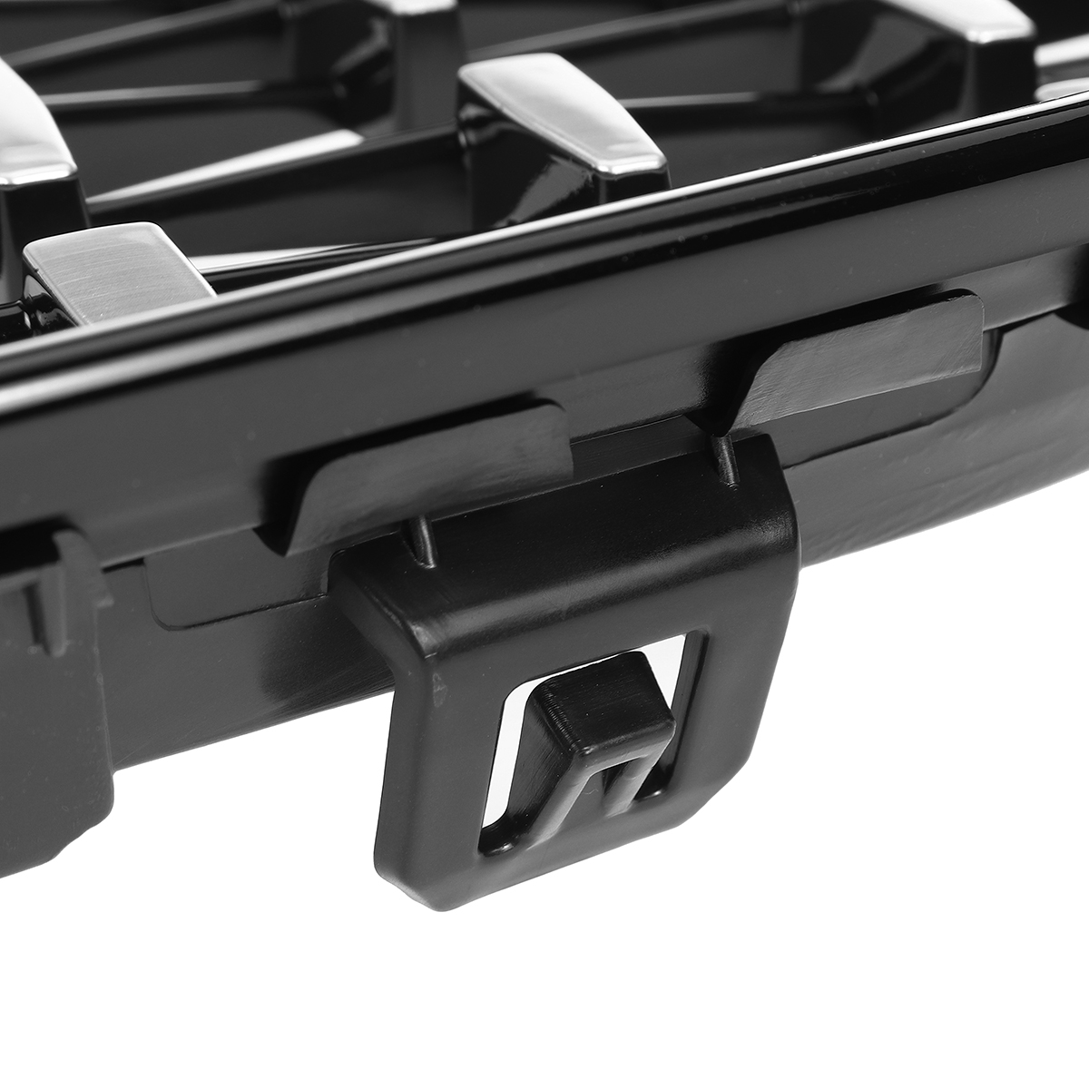 1Pair-Front-Kidney-Grill-Grilles-Diamond-Mesh-Upper-Hood-Eyelids-For-BMW-E90-E91-1763195