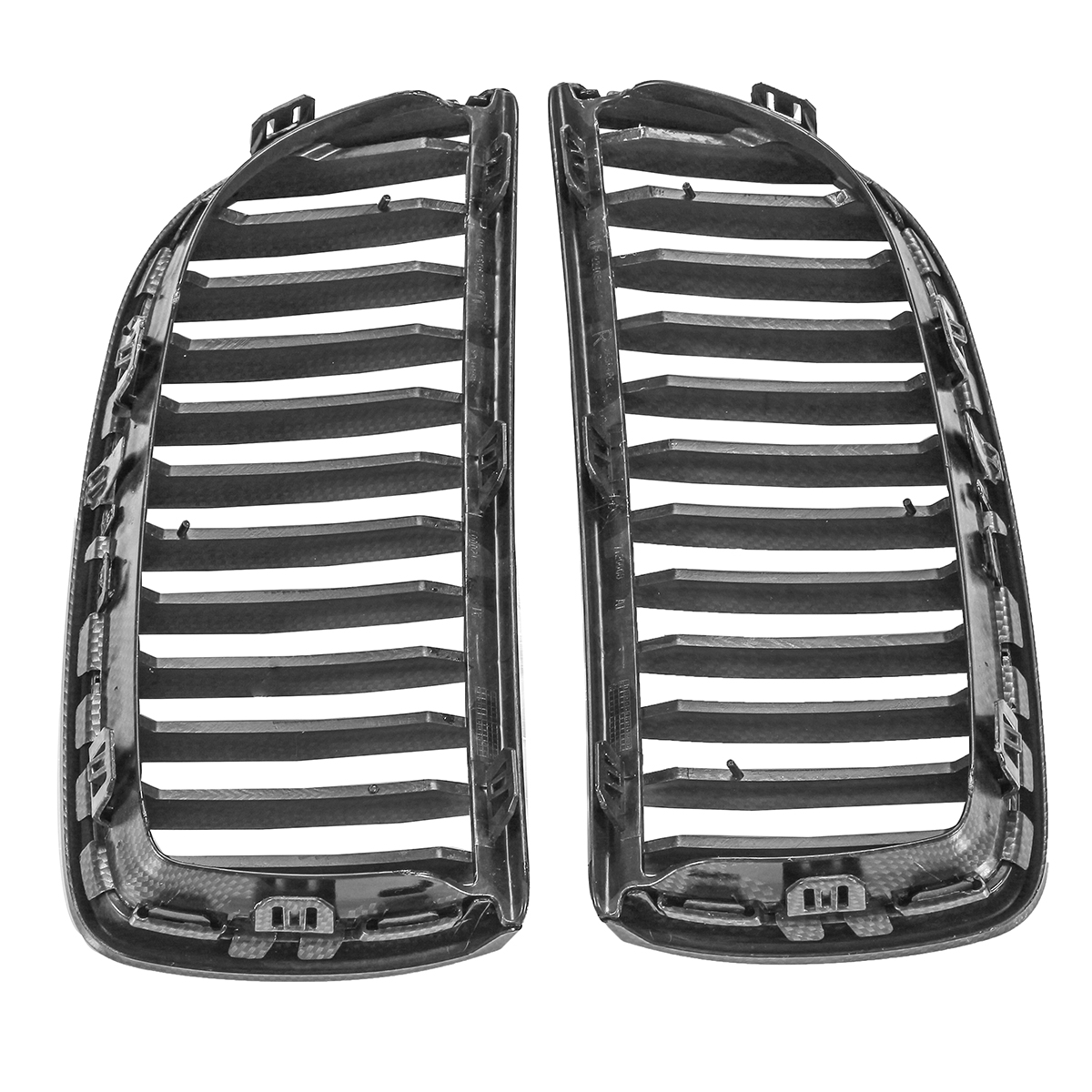 2PCS-Carbon-Fiber-Front-Kidney-Grill-Grille-For-BMW-3-Series-E90-E91-4Dr-Sedan-Touring-2005-08-1811912