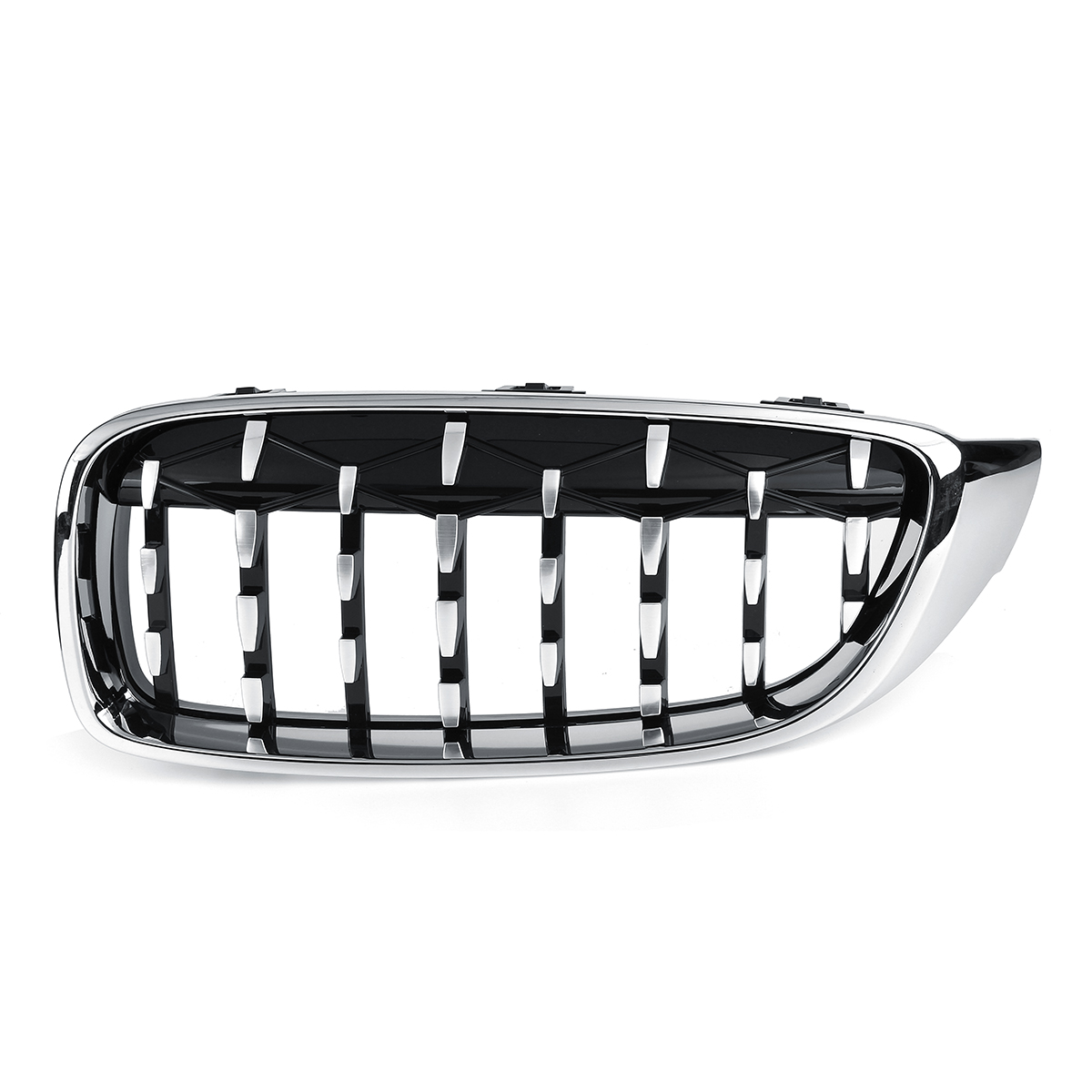 2PCS-Diamond-Front-Kidney-Grill-Grille-Chrome-For-BMW-M4-F32-F33-F82-F83-2013-2017-1778833