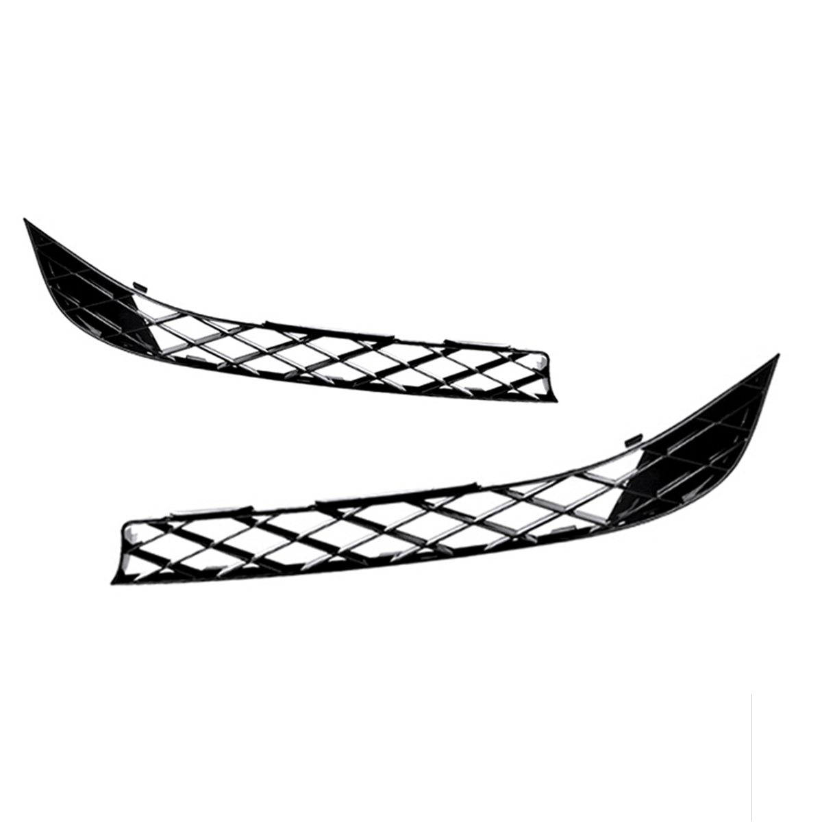 2PCS-Front-Bumper-Lower-Grille-Cover-Type-R-Style-For-Honda-Civic-2019-2020-1812763