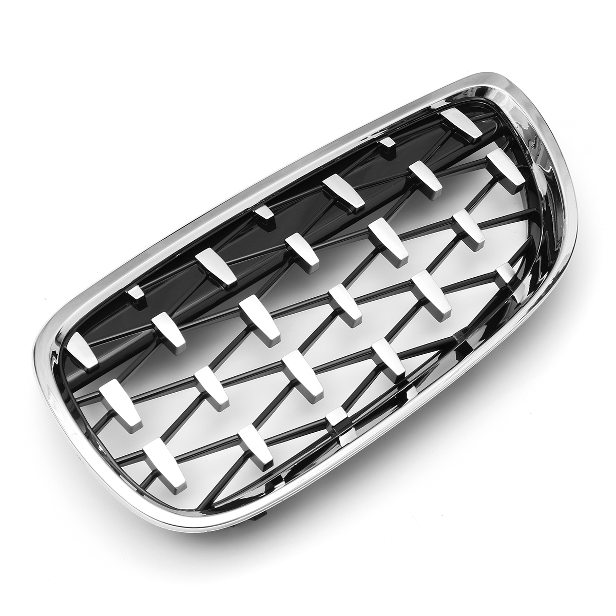 2PCS-Front-Grill-Grille-Chrome-Diamond-Meteor-For-BMW-3-Series-E90-E92-1781210