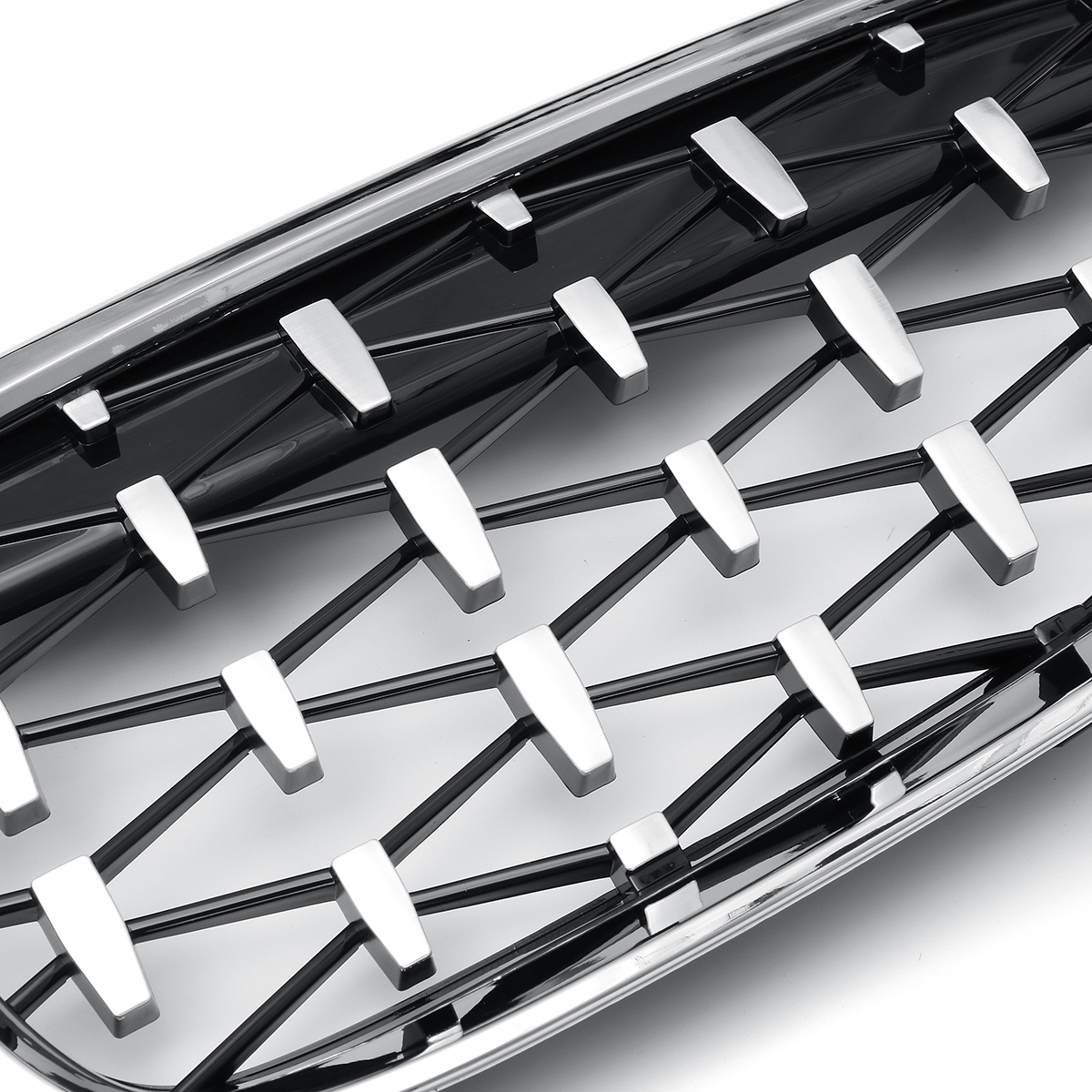 2PCS-Front-Grill-Grille-Chrome-Diamond-Meteor-For-BMW-3-Series-E90-E92-1781210