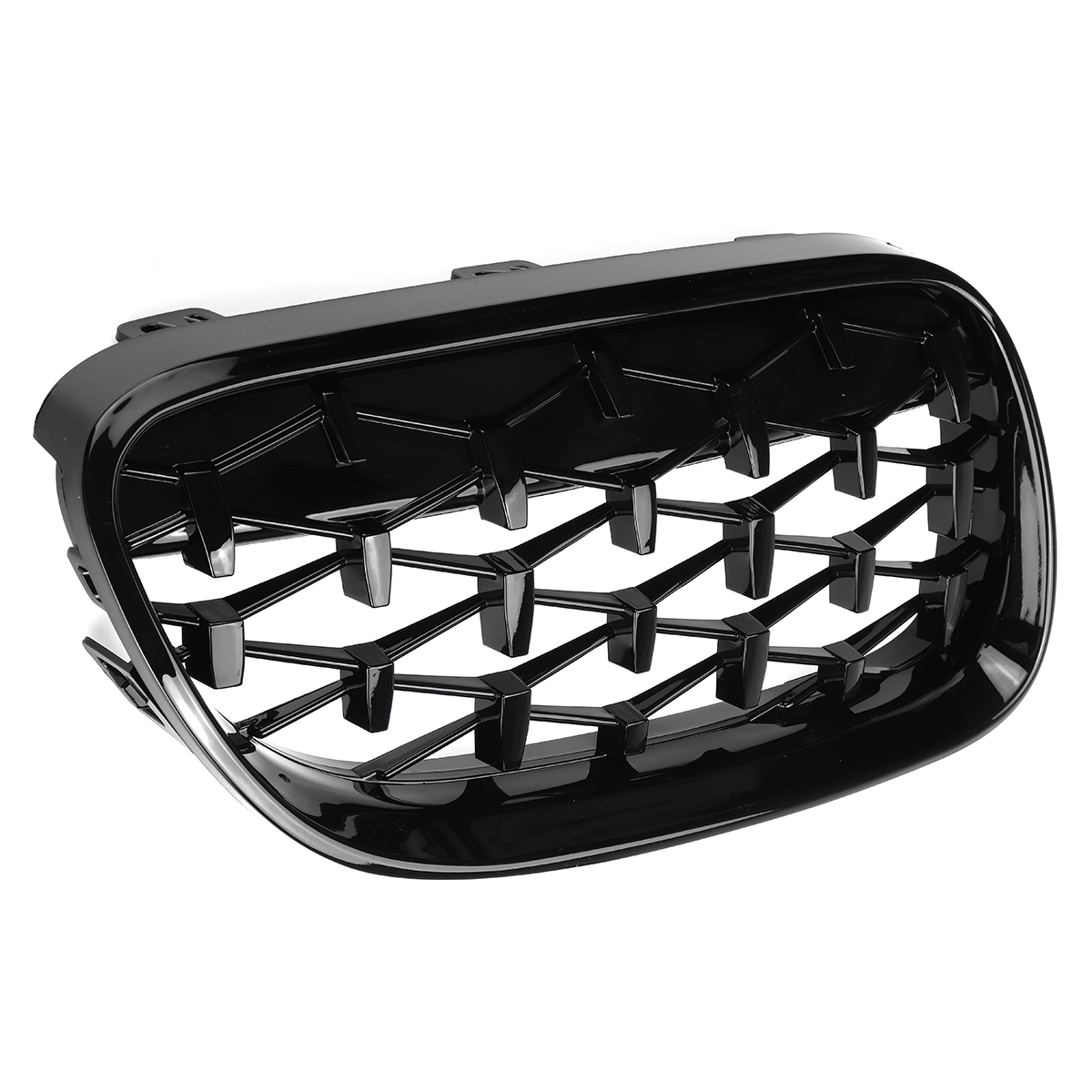 2PCS-Front-Grill-Grille-Gloss-Black-Diamond-Meteor-For-BMW-E92-E93-2010-2015-R-1781206