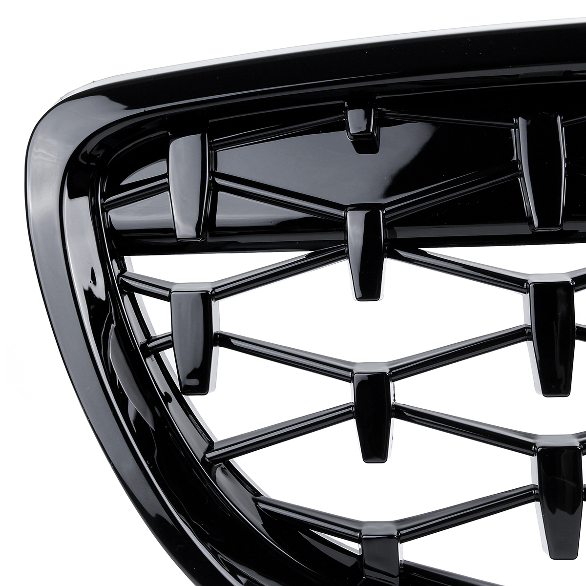 2PCS-Front-Grille-Girll-Black-Diamond-Meteor-For-BMW-3-Series-E90-E92-E93-2006-2010-1781211