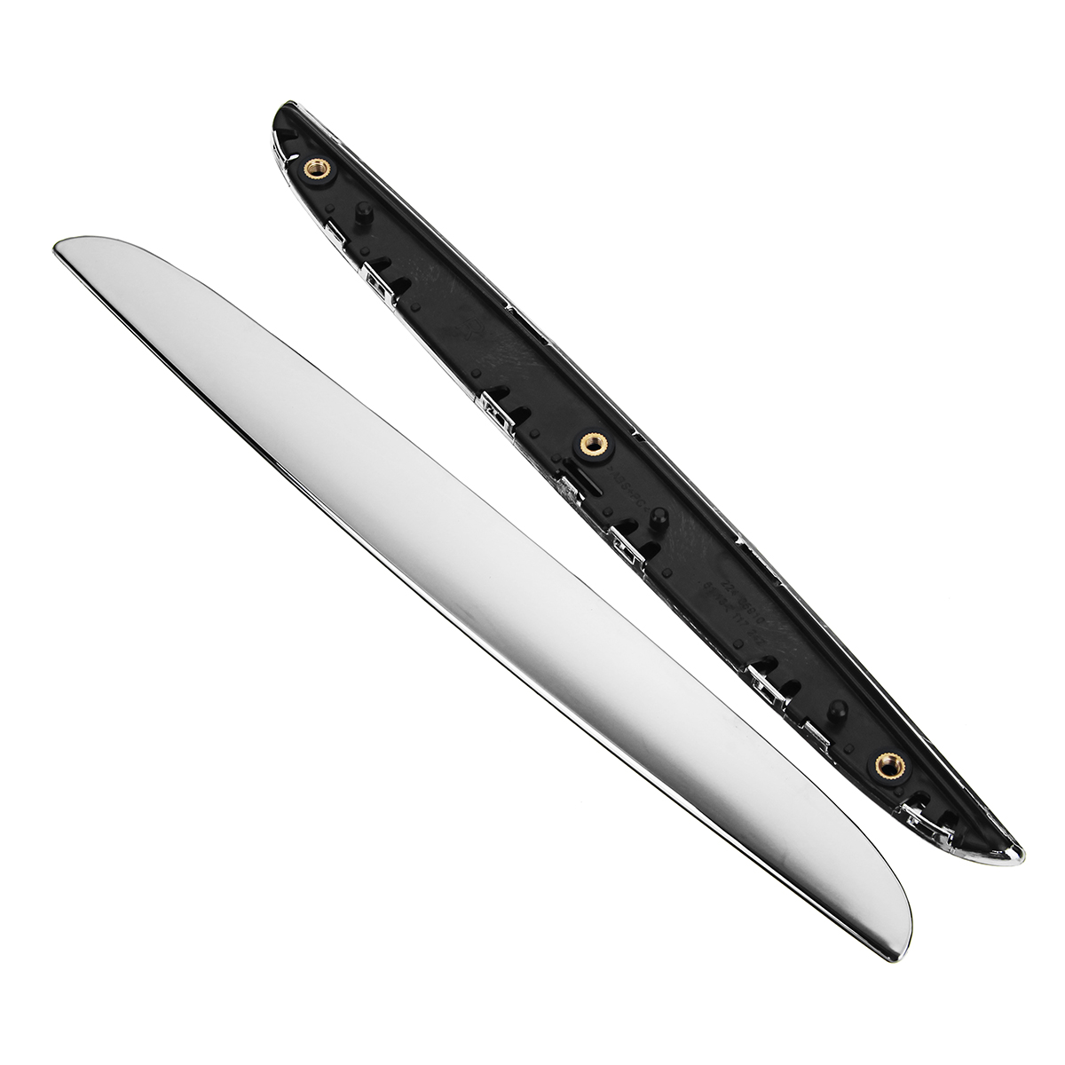 2PCS-LR-Chrome-Trims-Above-Kidney-Grille-For-BMW-E90-E91-325i-330i-328i-1811907