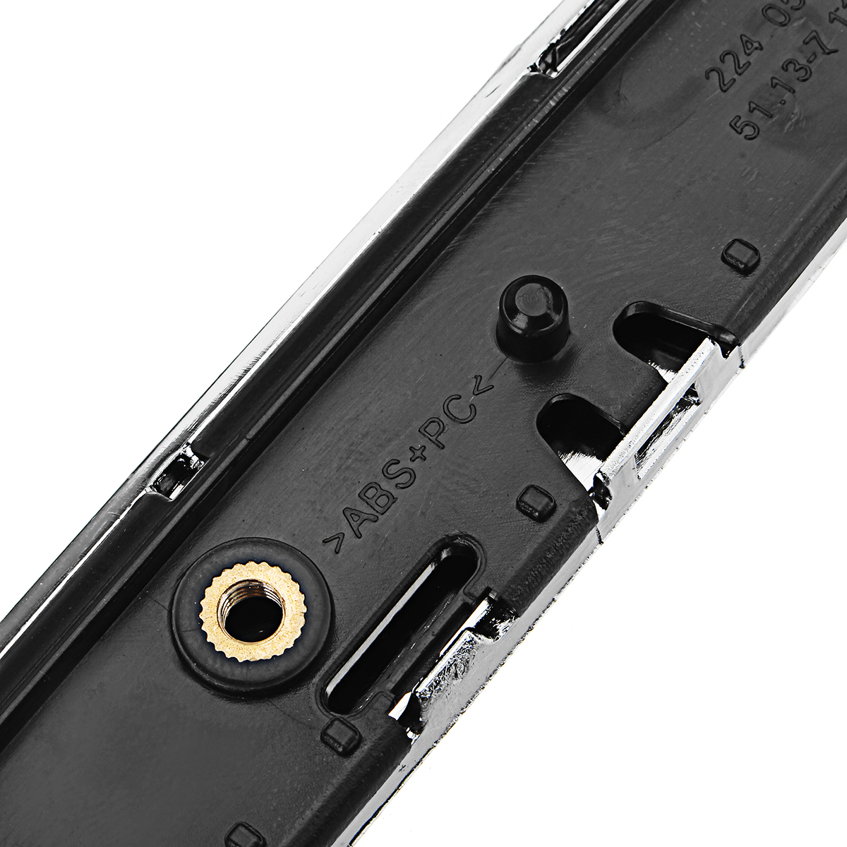 2PCS-LR-Chrome-Trims-Above-Kidney-Grille-For-BMW-E90-E91-325i-330i-328i-1811907