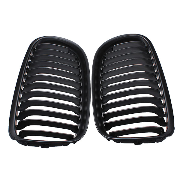 A-Set-Black-Car-Matte-Front-Grille-Grills-for-BMW-E90-LCT-3-Serise-89629
