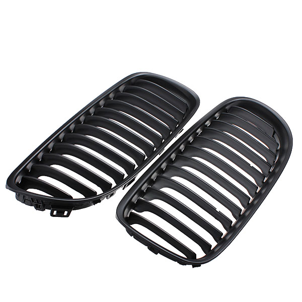 A-Set-Black-Car-Matte-Front-Grille-Grills-for-BMW-E90-LCT-3-Serise-89629