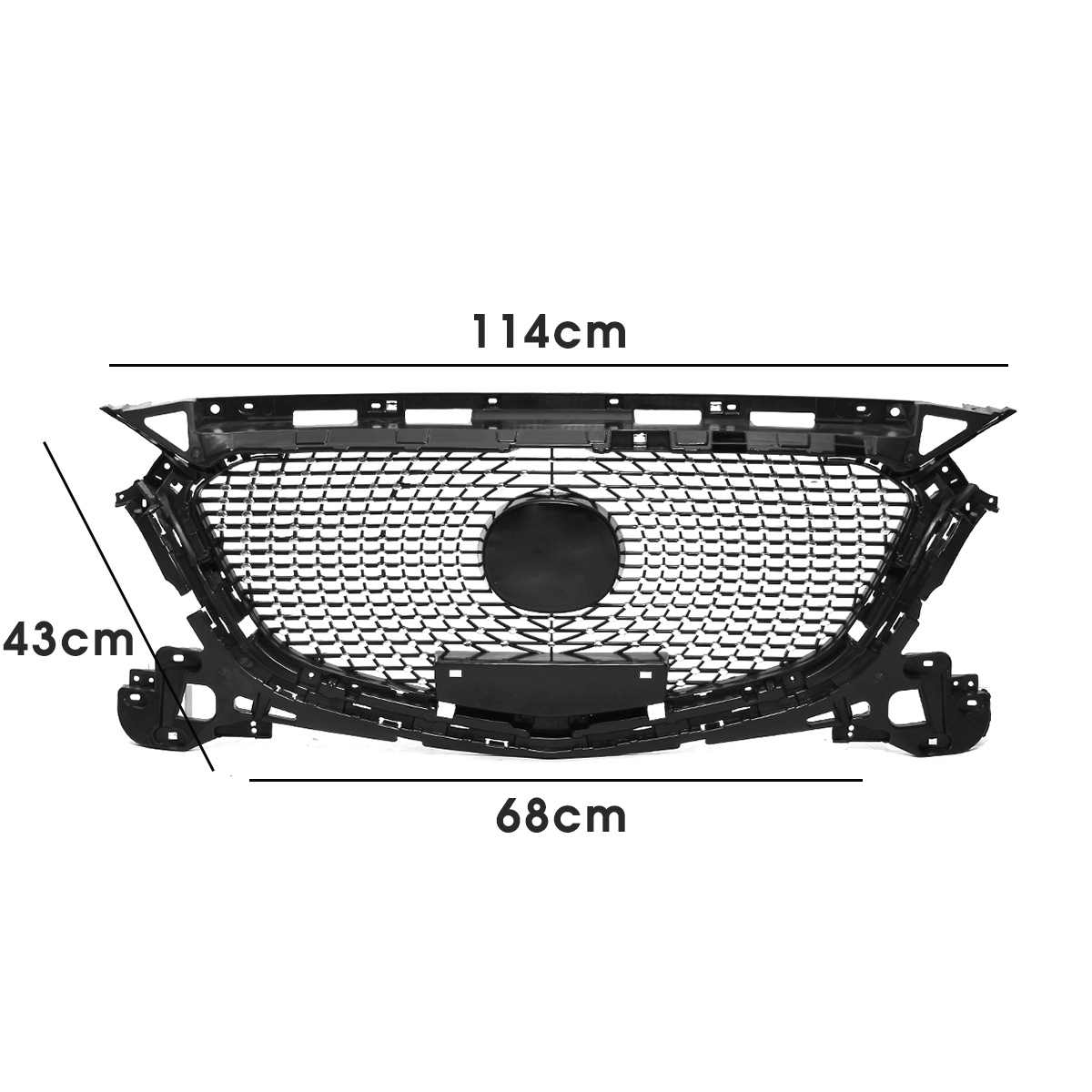 ABS-Gypsophila-Front-Bumper-Racing-Grille-Grill-for-MAZDA-3-AXELA-2017-2018-1617850