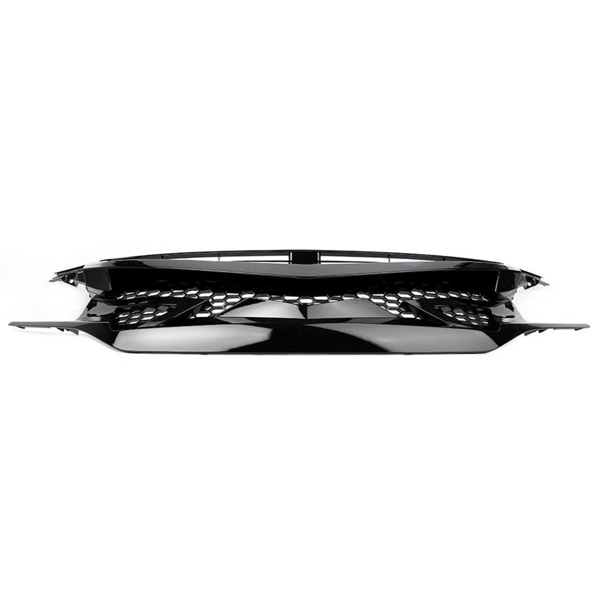 Battle-Style-Out-Front-Hood-Grille-For-16-19-Civic-10TH-GEN-GLOSS-BLK-JDM-1530822