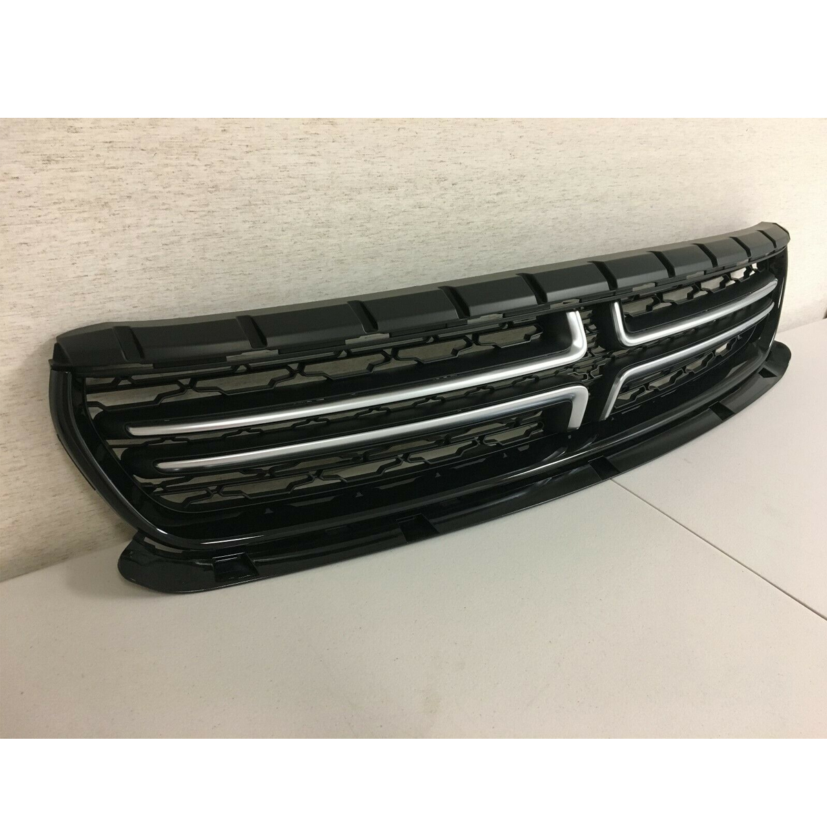 Black--Silver-ABS-Front-Upper-Bumper-Grill-Grille-For-Dodge-Charger-2015-2018-1537690
