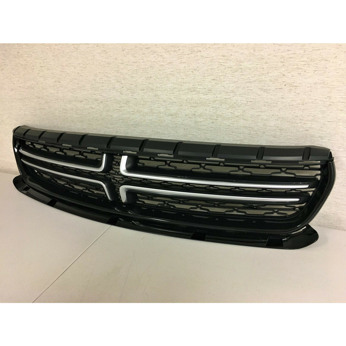 Black--Silver-ABS-Front-Upper-Bumper-Grill-Grille-For-Dodge-Charger-2015-2018-1537690