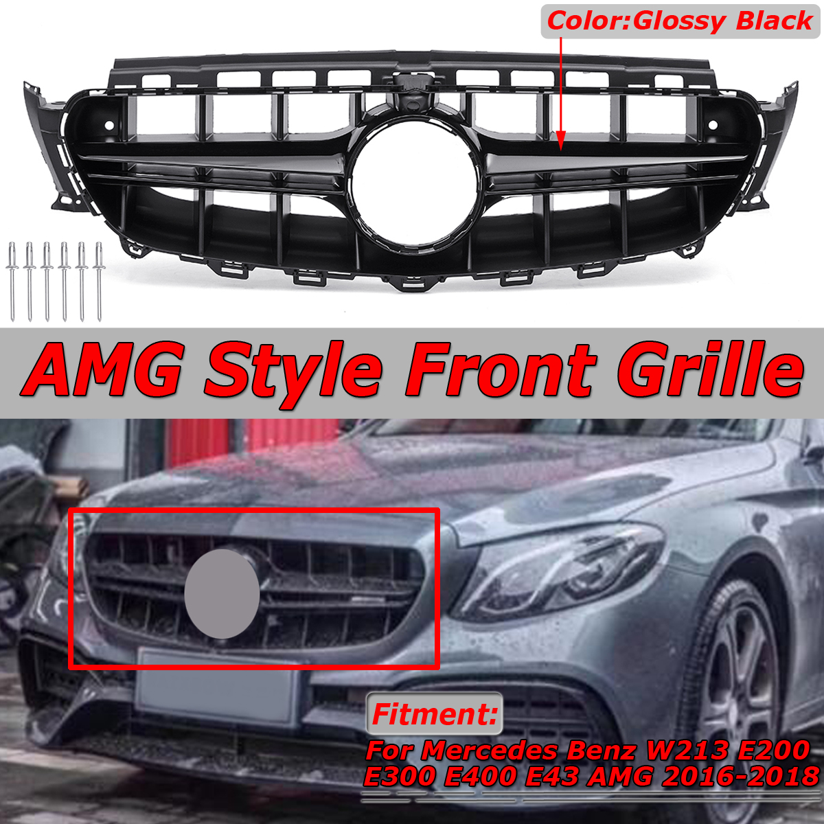 Black-AMG-C63S-Style-Grill-Grille-With-Camera-For-Mercedes-Benz-W213-S213-2016-19-1560946