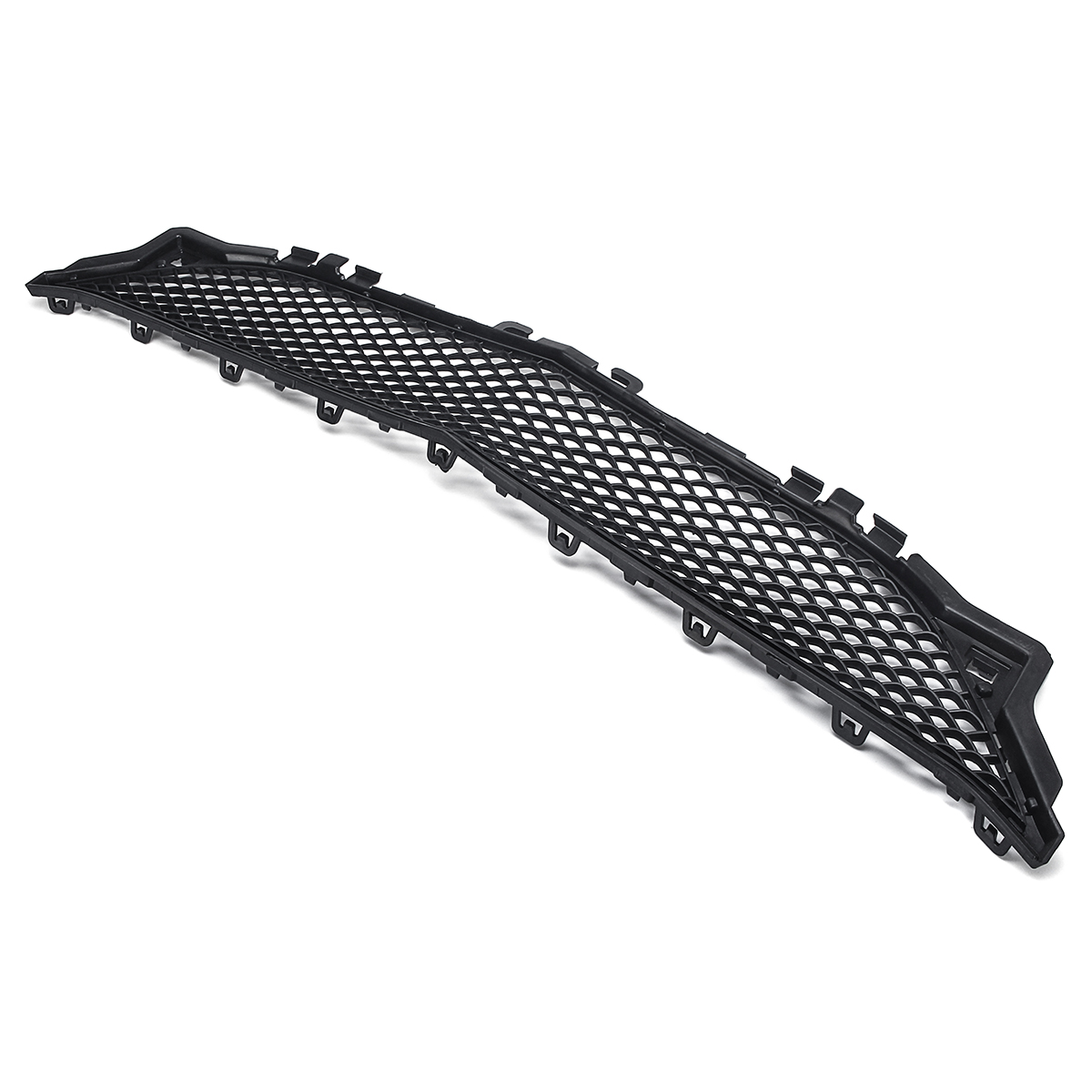 Black-Car-Front-Bumper-Grille-Center-Mesh-Grill-For-Benz-C-Class-1569003