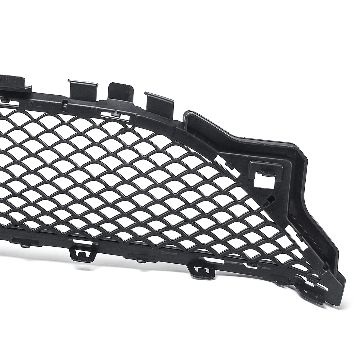 Black-Car-Front-Bumper-Grille-Center-Mesh-Grill-For-Benz-C-Class-1569003