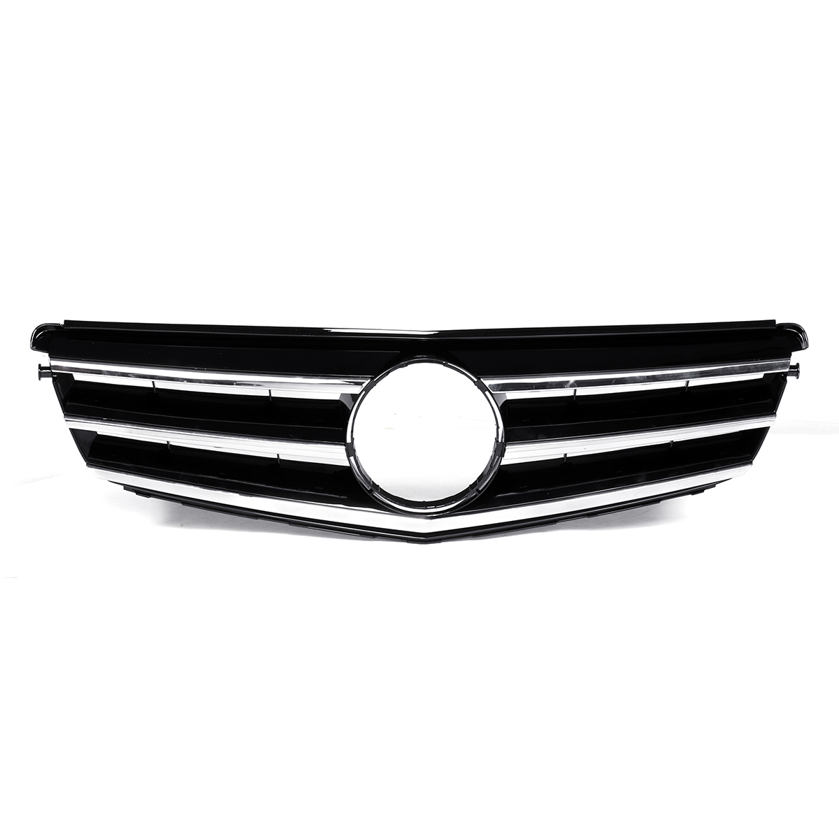 Black-Car-Front-Upper-Grille-Grill-For-Mercedes-Benz-C-Class-W204-C180-C200-C300-C350-2008-2014-1569044