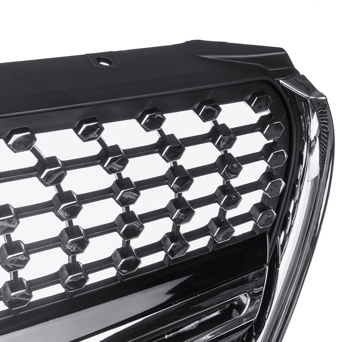 Black-Diamond-Front-Grille-for-Mercedes-W447-V-Class-V200-220-250-260-15-18-Without-CAMERA-1509209