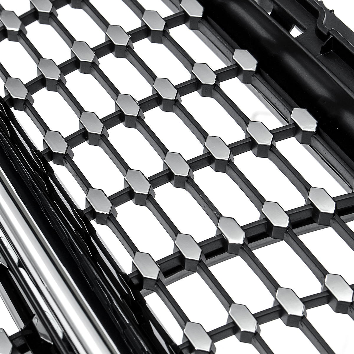 Black-Front-Diamond-Grill-Grille-With-camera-For-Mercedes-Benz-W205-C250-C300-C400-C43-AMG-2019-1599605