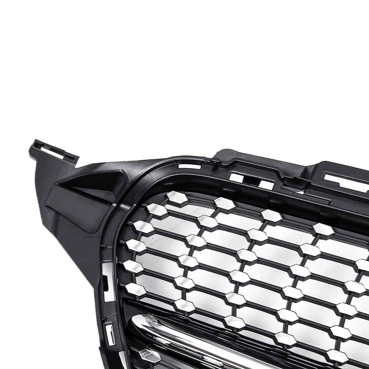 Black-Front-Diamond-Grill-Grille-With-camera-For-Mercedes-Benz-W205-C250-C300-C400-C43-AMG-2019-1599605
