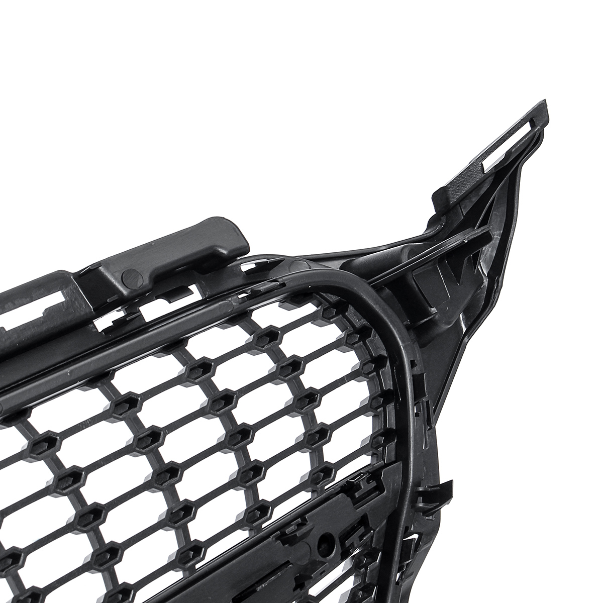 Black-Front-Diamond-Grill-Grille-With-camera-For-Mercedes-Benz-W205-C250-C300-C400-C43-AMG-2019-1599605