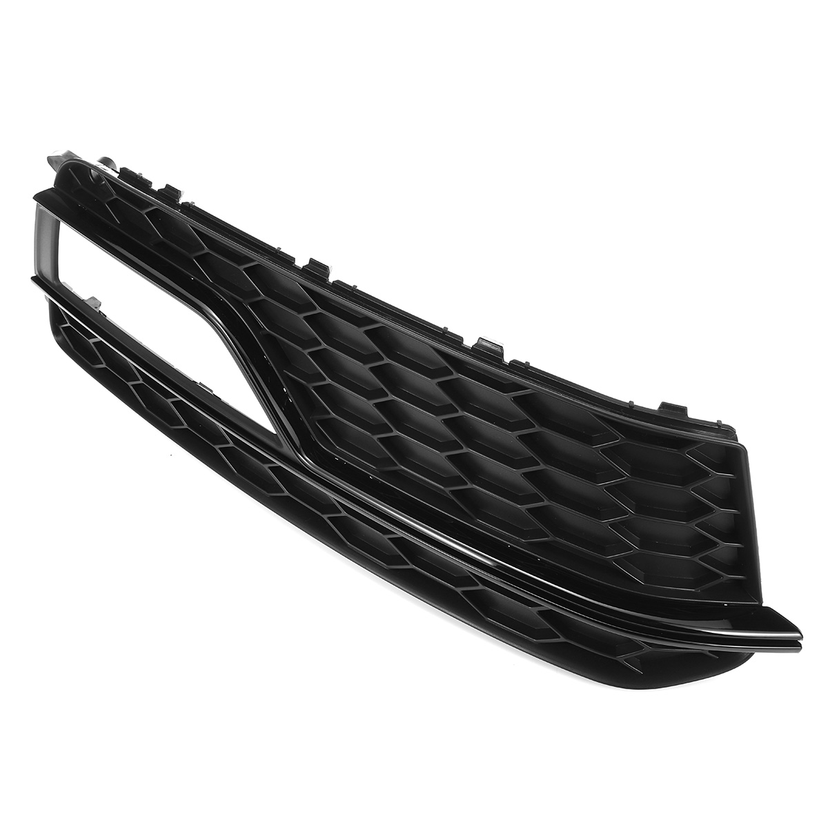 Black-Front-Fog-Light-Lamp-Cover-Grille-Grill-For-Audi-A5-S-Line-S5-2013-2016-1699662