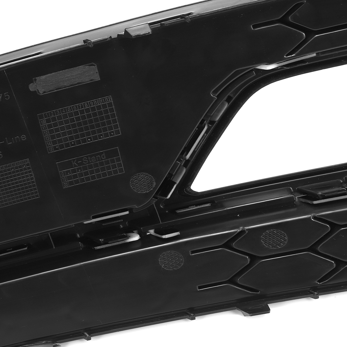 Black-Front-Fog-Light-Lamp-Cover-Grille-Grill-For-Audi-A5-S-Line-S5-2013-2016-1699662