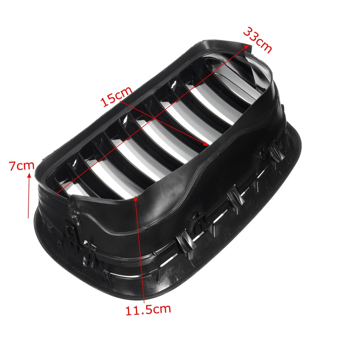 Black-Front-Hood-Grilles-Grille-07-13-FOR-BMW-E70-X5-X5M-1379413