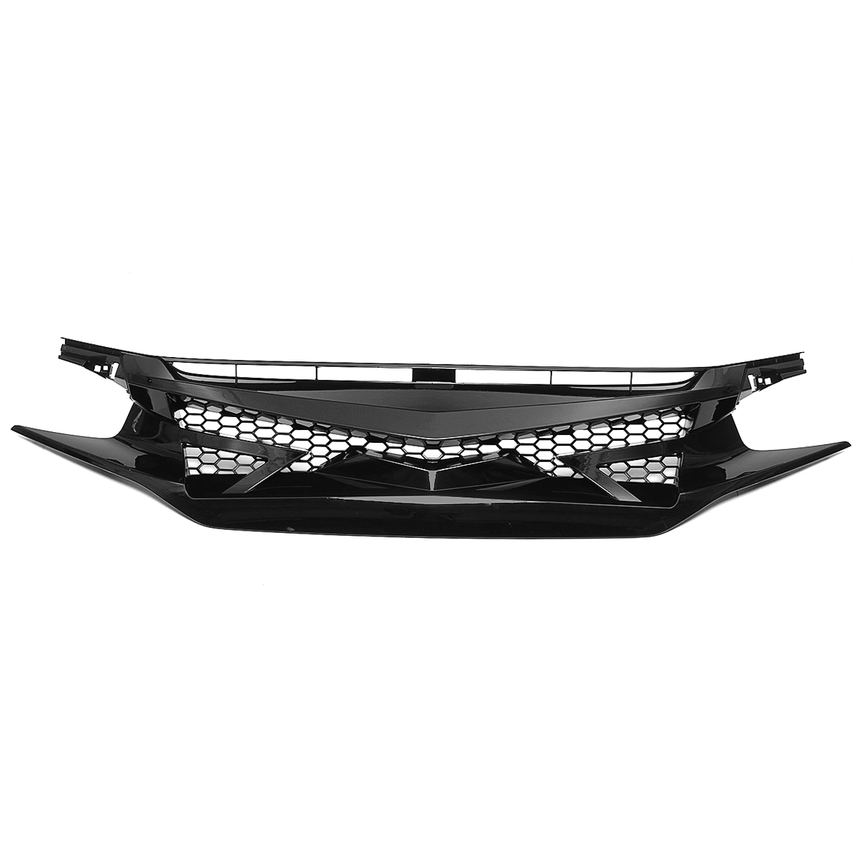 Car-Front-Bumper-Mesh-Hood-Grille-Upper-Grill-For-Honda-Civic-10th-Gen-16-2019-1537957
