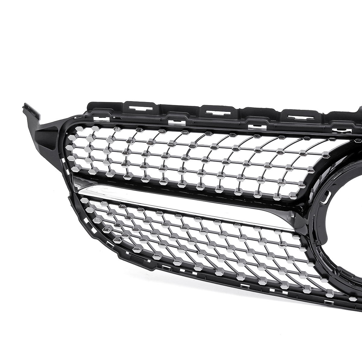 Car-Front-Diamond-Style-Grille-Mesh-For-Mercedes-New-C-Class-W205-C200-C300-C250-2019-1516216