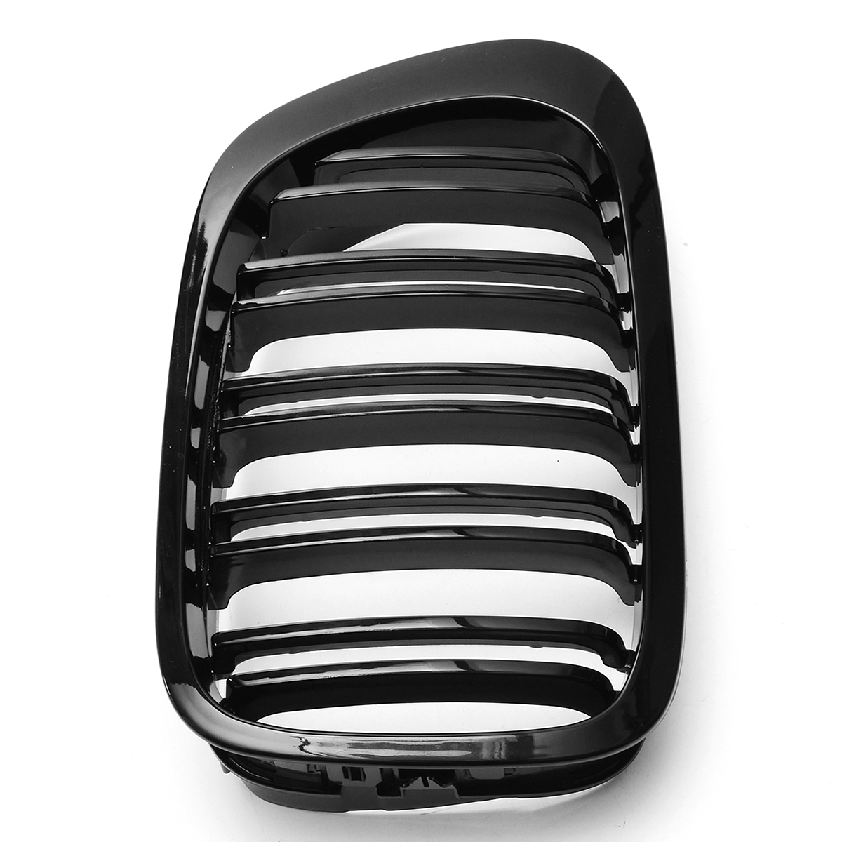 Car-Front-Right--Left-Gloss-Black-Frontgrills-For-BMW-E46-1998-2001-1191733