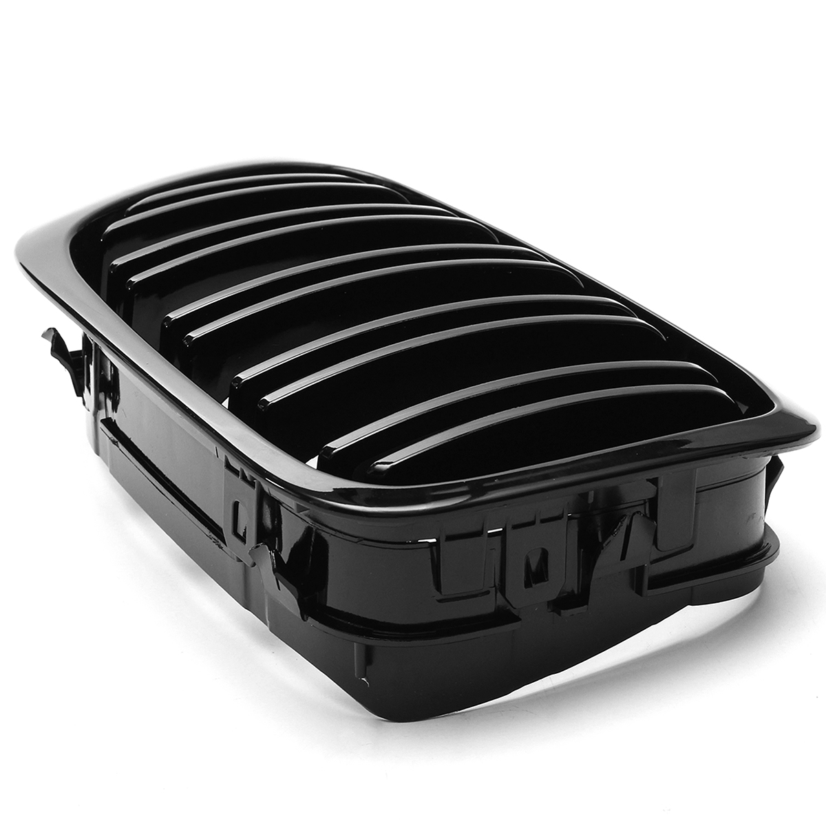 Car-Front-Right--Left-Gloss-Black-Frontgrills-For-BMW-E46-1998-2001-1191733