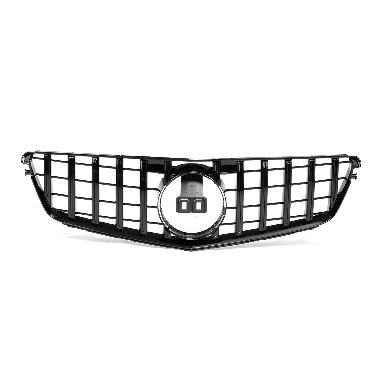 Car-GTR-Style-Grille-Front-Bumper-Grill-Black-for-Mercedes-Benz-C-Class-W204--2008-2014-1570033