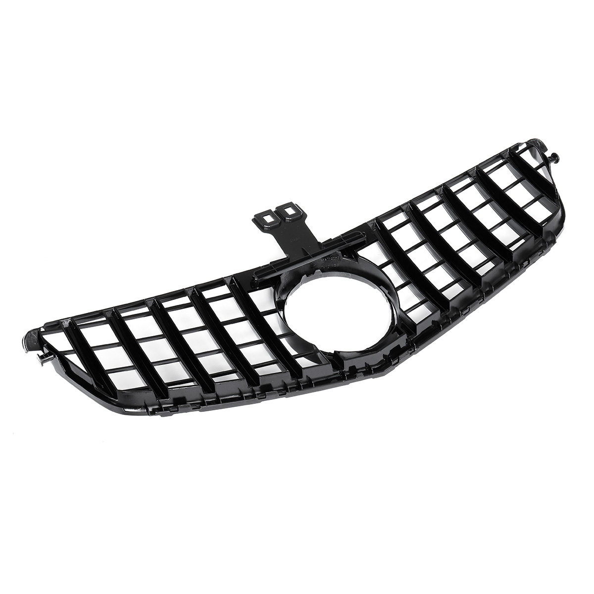 Car-GTR-Style-Grille-Front-Bumper-Grill-Black-for-Mercedes-Benz-C-Class-W204--2008-2014-1570033