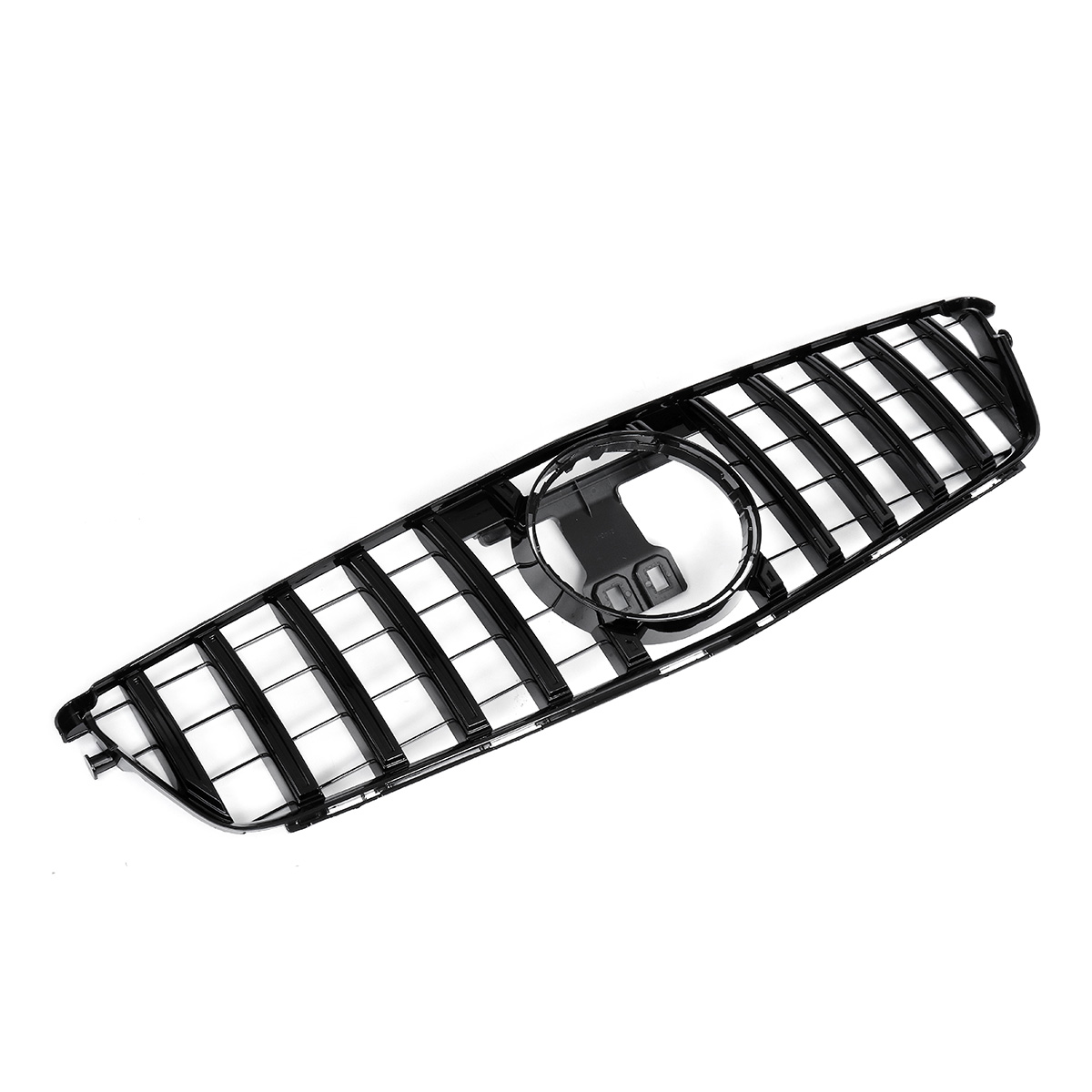Car-GTR-Style-Grille-Front-Bumper-Grill-Black-for-Mercedes-Benz-C-Class-W204--2008-2014-1570033