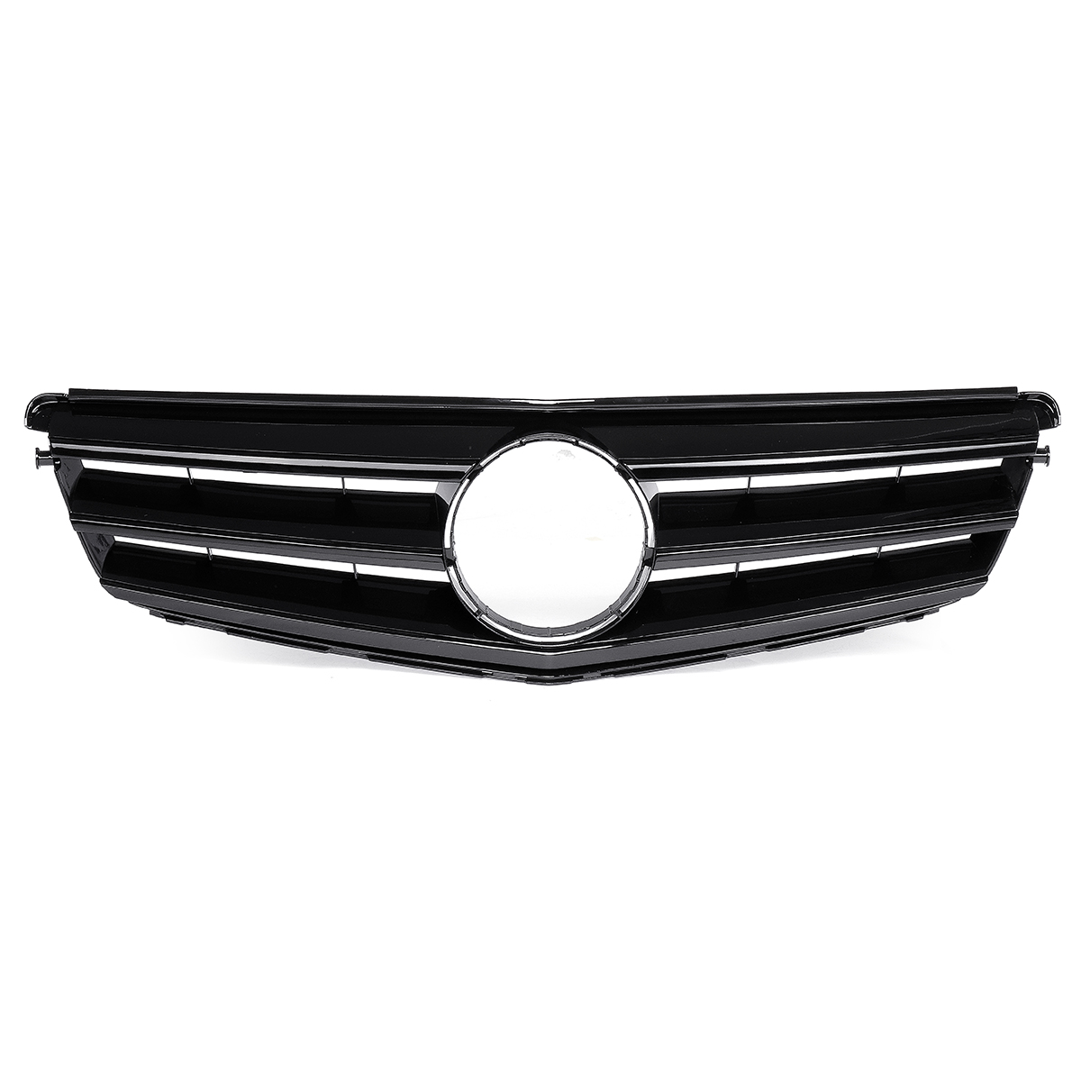 Car-Glossy-Black-Front-Upper-Grille-Grill-For-Mercedes-C-Class-W204-C180-C200-C300-C350-2008-2014-1569893