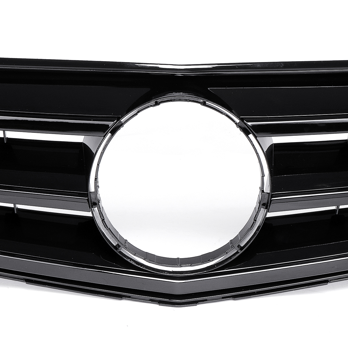 Car-Glossy-Black-Front-Upper-Grille-Grill-For-Mercedes-C-Class-W204-C180-C200-C300-C350-2008-2014-1569893