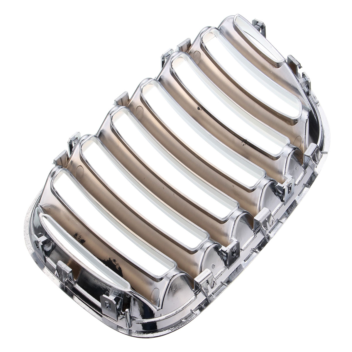 Chrome-Front-Hood-Kidney-Grills-Grille-For-BMW-X5-E53-2004-2006-1379414