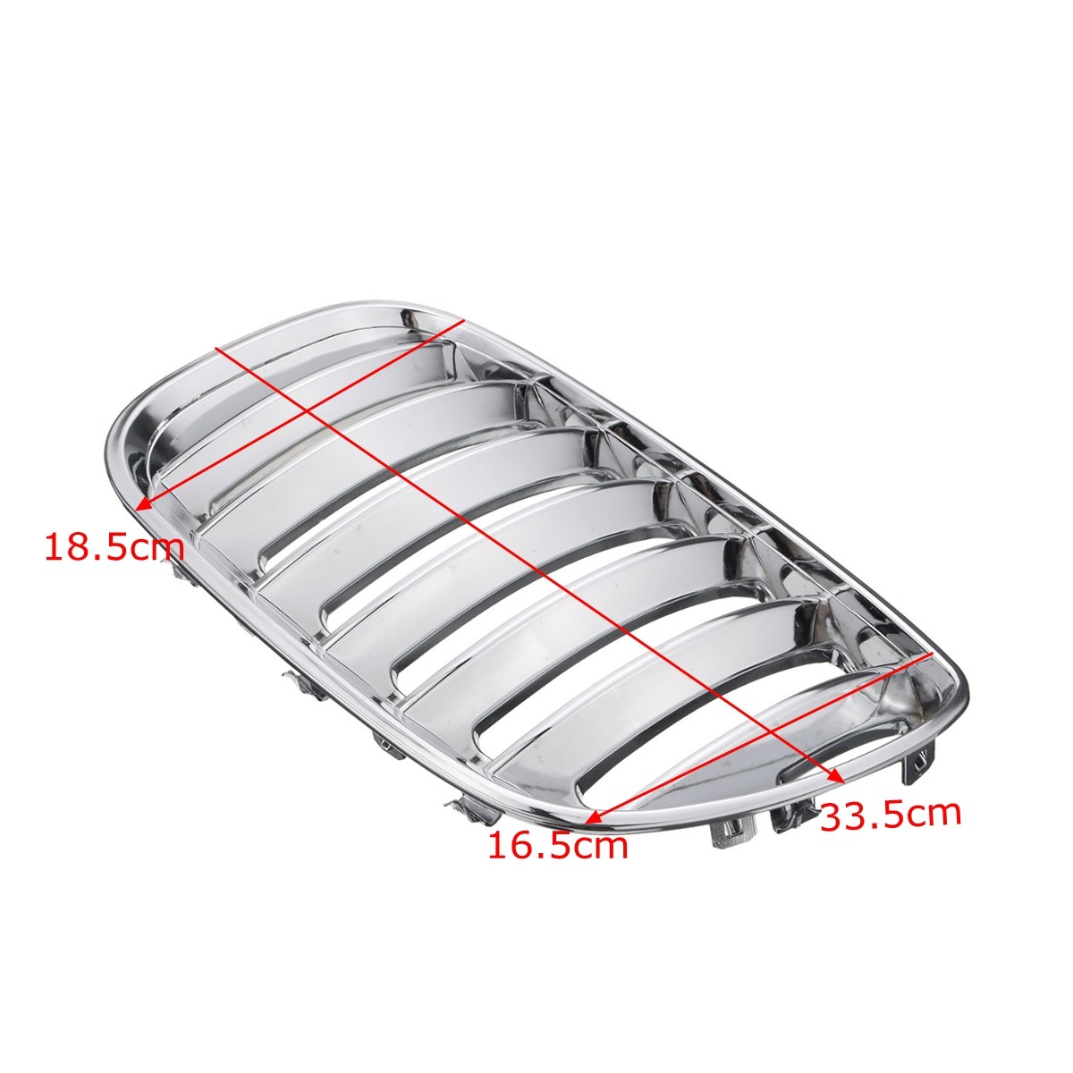 Chrome-Front-Hood-Kidney-Grills-Grille-For-BMW-X5-E53-2004-2006-1379414