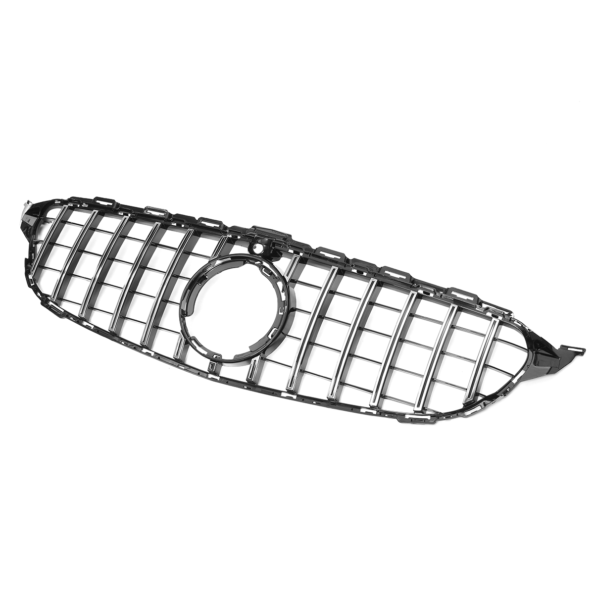 Chrome-Silver-GTR-Front-Grill-For-Mercedes-Benz-C-class-W205-C300-C250-C43-AMG-2019-1680966